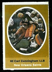 1972 Sunoco Stamps      401     Carl Cunningham